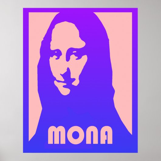 Pop Art Mona Lisa Poster (Vorne)