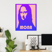 Pop Art Mona Lisa Poster (Heimbüro)