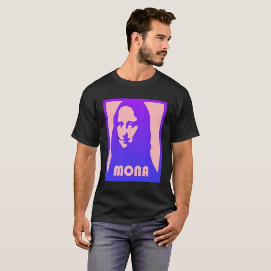Pop Art Mona Lisa T-Shirt (Vorne ganz)