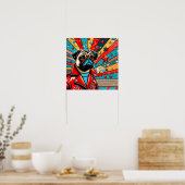 POP ART MOPS 4 POSTER (Küche)