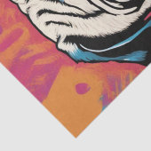 Pop Art Mops Portraits: Ein entzückendes Erlebnis Seidenpapier (Detail)