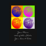 Pop Art Motivierend Zitat Basketball Poster<br><div class="desc">Ich Liebe dieses Spiel. Beliebte Sportarten - Basketball Game Ball Image.</div>