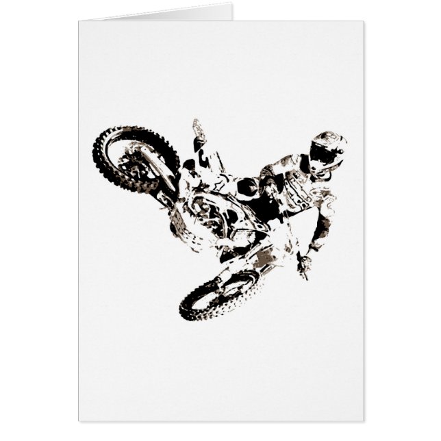 Pop Art Motocross Motorrad Sport (Vorne)