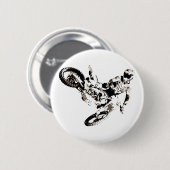 Pop Art Motocross Motorrad Sport Button (Vorne & Hinten)