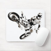 Pop Art Motocross Motorrad Sport Mousepad (Mit Mouse)