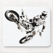 Pop Art Motocross Motorrad Sport Mousepad (Vorne)