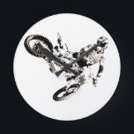 Pop Art Motocross Motorrad Sport Runde Wanduhr<br><div class="desc">Sport Themed Digitally Edited Art - Motocross Uni Pop Kunst - Computerbilder - Die einzige Möglichkeit,  großartige Arbeit zu leisten,  ist die Liebe,  was Sie tun.</div>