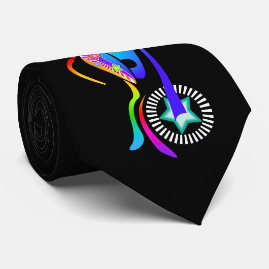 Pop Art MOTORRADER KRAWATTE (Gerollt)