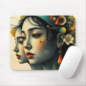 Pop Art Mouse Pad Mousepad (Mit Mouse)