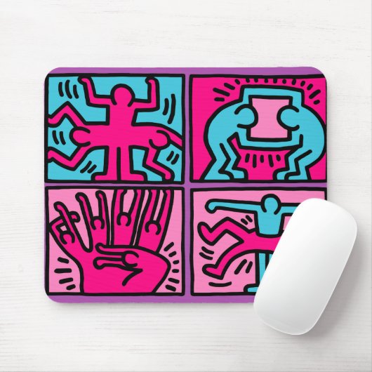 Pop Art Mousepad (Mit Mouse)