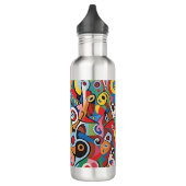 Pop Art musical 002 Edelstahlflasche (Links)