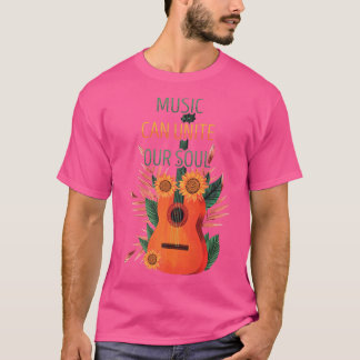 Pop Art - Musik vereint unser Soul - Sonnenblumen T-Shirt