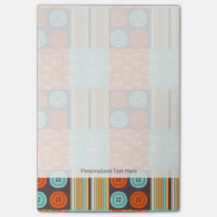 Pop-Art-Muster - Nähen Post-it Klebezettel