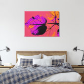 Pop Art Nah-up Leaf Abstrakt Leinwanddruck (Insitu (Schlafzimmer))