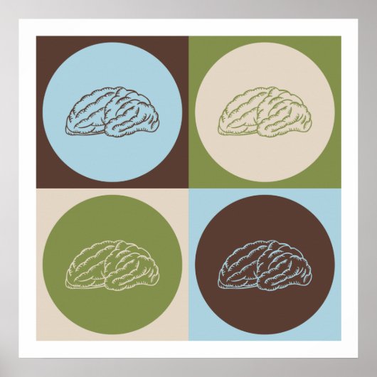 Pop Art Neurologie Poster (Vorne)