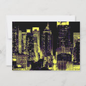 Pop Art New York City Einladung (Vorderseite)