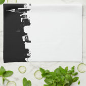 Pop Art New York City Panorama Küche Handtuch (Gefaltet)