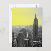Pop Art New York City Postcard Postkarte (Vorne/Hinten)