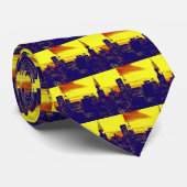 Pop Art New York Krawatte (Gerollt)