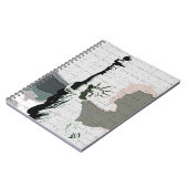 Pop Art New York - Lady Liberty Notebook Notizblock (Linke Seite)