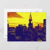 Pop Art New York Postkarte (Vorne/Hinten)