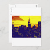 Pop Art New York Postkarte (Vorne/Hinten)