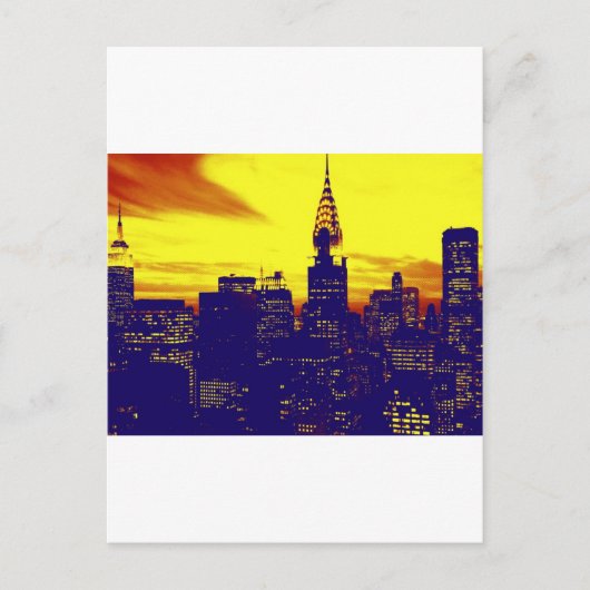 Pop Art New York Postkarte (Vorderseite)