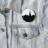 Pop Art New York Silhouette Button (Beispiel)