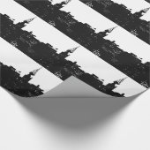 Pop Art New York Silhouette Geschenkpapier (Ecke)