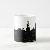 Pop Art New York Silhouette Kaffeetasse (Mittel)