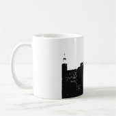 Pop Art New York Silhouette Kaffeetasse (Links)
