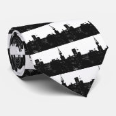 Pop Art New York Silhouette Krawatte (Gerollt)