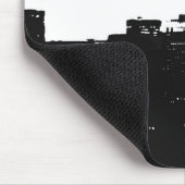 Pop Art New York Silhouette Mousepad (Ecke)