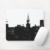 Pop Art New York Silhouette Mousepad (Mit Mouse)
