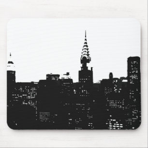 Pop Art New York Silhouette Mousepad