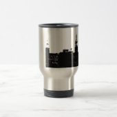 Pop Art New York Silhouette Reisebecher (Mittel)