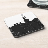 Pop Art New York Silhouette Untersetzer (Linke Seite)