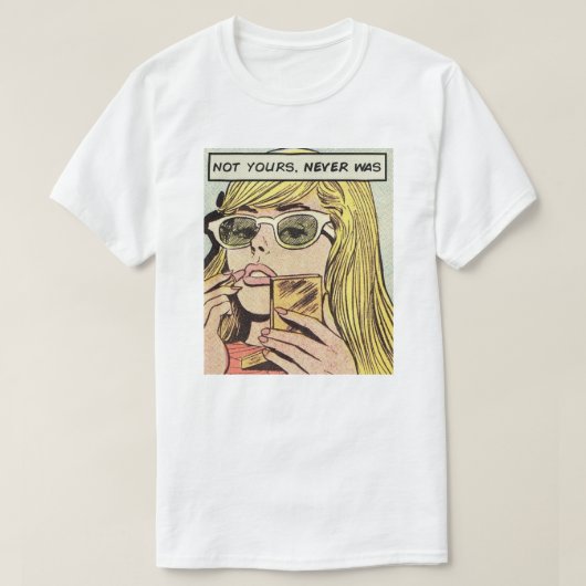 Pop Art ・ Nicht Ihre war nie ・ Männer T - Shirt (Design vorne)