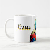 Pop Art Niedlich Gamer Girl Comic Style Tasse (Links)