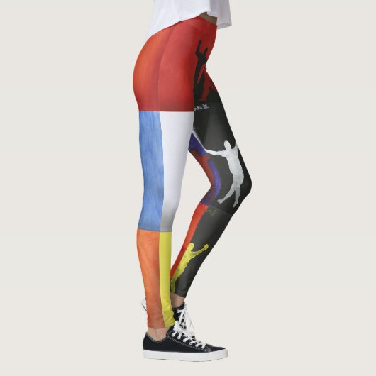 Pop art no.1 by Yeshaya Dank - Leggings (Rechts)