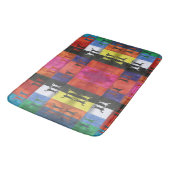 Pop art no.1 by Yeshaya Dank - unity & harmony Badematte (Schrägansicht)