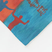 Pop art no.1 by Yeshaya Dank - unity & harmony Fleecedecke (Ecke)