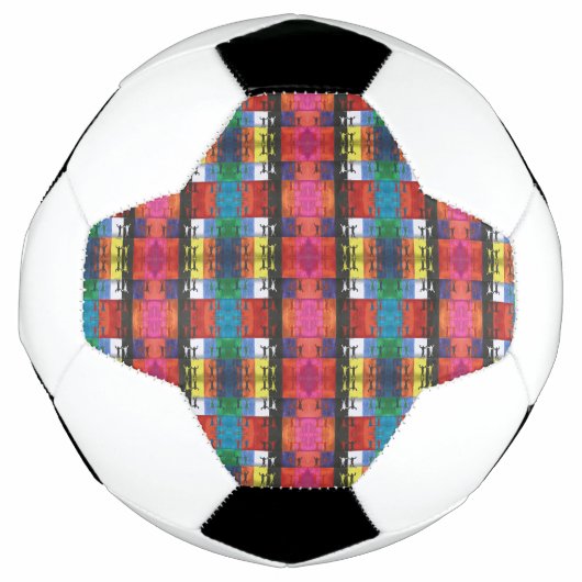 Pop art no.1 by Yeshaya Dank - unity & harmony Fußball (Vorderseite)