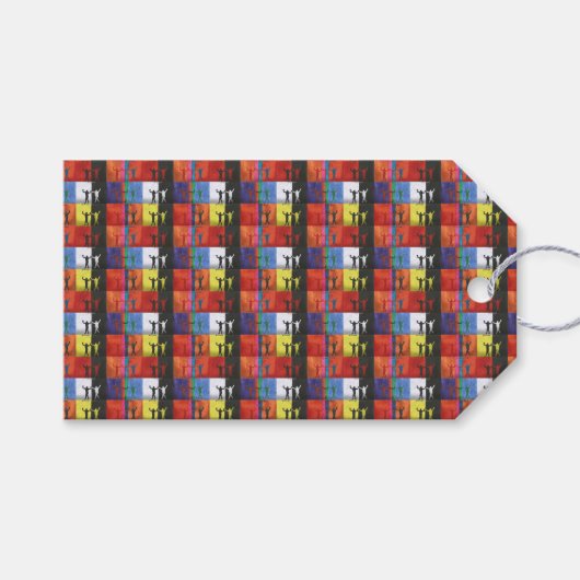 Pop art no.1 by Yeshaya Dank - unity & harmony Geschenkanhänger (Vorderseite (Horizontal))