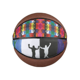 Pop art no.1 by Yeshaya Dank - unity & harmony Mini Basketball