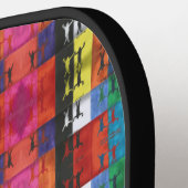 Pop art no.1 by Yeshaya Dank - unity & harmony Pickleball Schläger (Linke Seite)