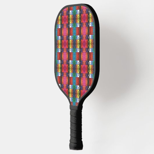 Pop art no.1 by Yeshaya Dank - unity & harmony Pickleball Schläger (Links)