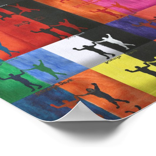 Pop art no.1 by Yeshaya Dank - unity & harmony Poster (Ecke)