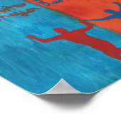 Pop art no.1 by Yeshaya Dank - unity & harmony Poster (Ecke)