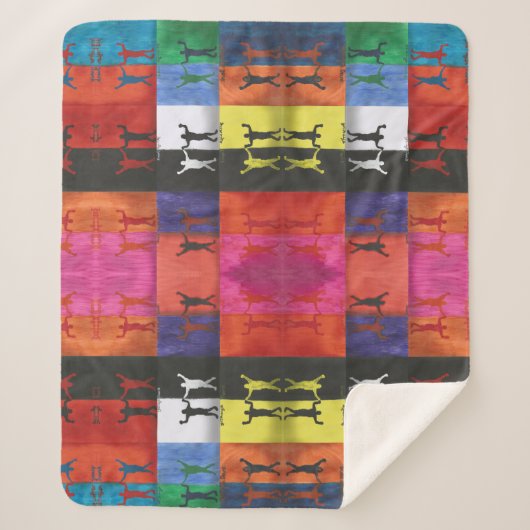 Pop art no.1 by Yeshaya Dank - unity & harmony Sherpadecke (Vorderseite)